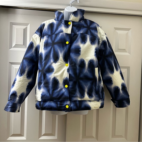 Free People Movement/ Free People Bunny Slope Printed Puffer Blue size L & M - Picture 5 of 10